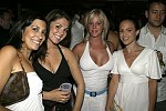 Jill Weinstein, Elisa Distefina, Carrie Creure and Elana Parente at Club Dune in Southampton For the Issue Release party of Hamptons Magazine with Kevin Conolly on the cover on Saturday June 16th, 2007